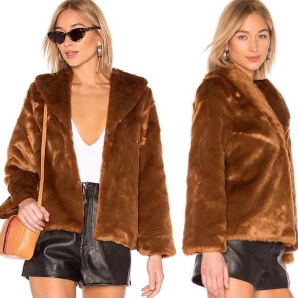 Lulus Jackets & Blazers - 051 NWT Lulus Amuse Society Fur Ever Mine Jacket xs